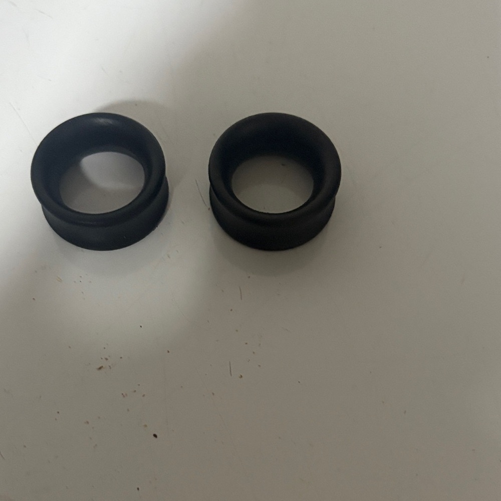 Black Silicone Ear Gauges